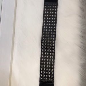 Black waist belt